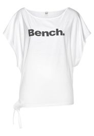 BENCH Maglietta  bianco / nero