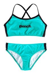 BENCH Abbigliamento da mare sportivo  turchese / nero