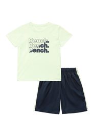 BENCH Pigiama 'LM LBG'  giallo limone / navy