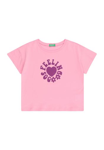 UNITED COLORS OF BENETTON Maglietta  lilla / rosé