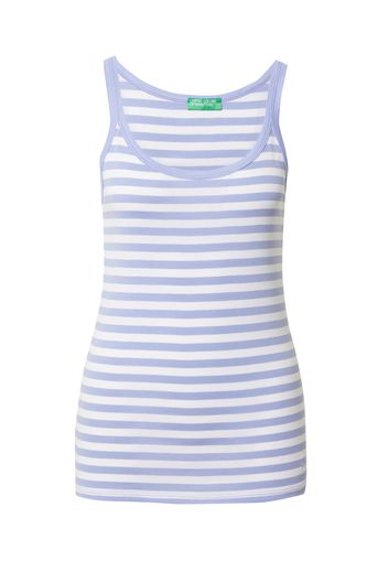 UNITED COLORS OF BENETTON Top  blu fumo / bianco