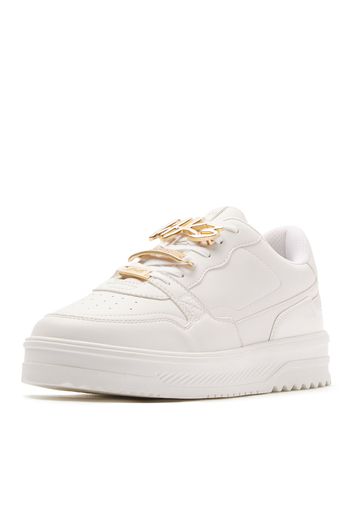 Bershka Sneaker bassa  bianco / oro