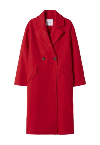 Bershka Cappotto di mezza stagione 'ABRIGO'  rosso