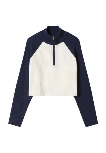 Bershka Pullover  écru / navy