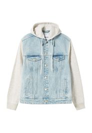 Bershka Giacca di mezza stagione  blu denim / grigio sfumato