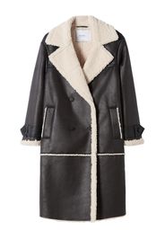 Bershka Cappotto invernale  écru / nero