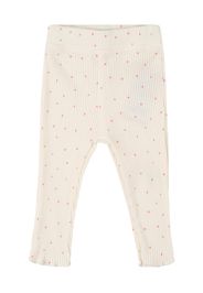 BESS Pantaloni  offwhite / rosso chiaro