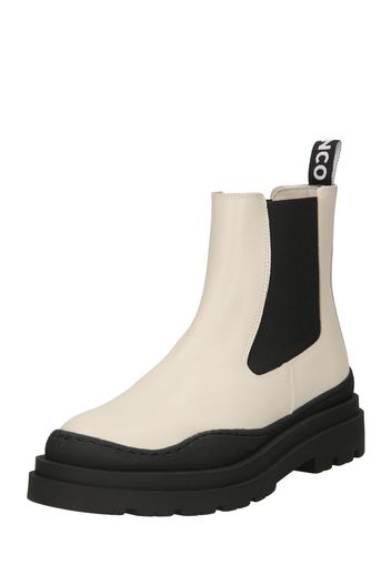 Bianco Boots chelsea 'GLADIS'  beige / nero