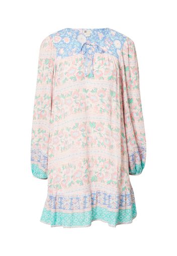 BILLABONG Abito camicia 'Boho Babe'  blu chiaro / verde / giada / rosa