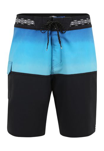 BILLABONG Pantaloncini sportivi da bagno 'FIFTY50 PRO'  turchese / blu cielo / nero / bianco