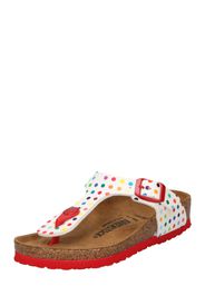 BIRKENSTOCK Sandalo 'Gizeh'  colori misti / bianco