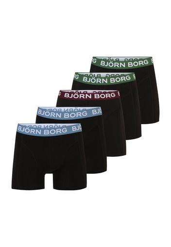 BJÖRN BORG Boxer  blu fumo / verde / nero / bianco