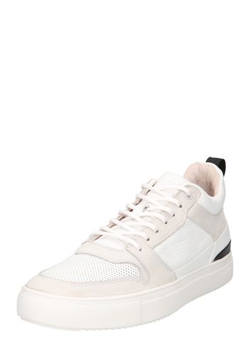 BLACKSTONE Sneaker alta  beige / nero / bianco