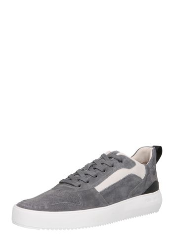 BLACKSTONE Sneaker bassa 'Mykel'  grigio / bianco lana