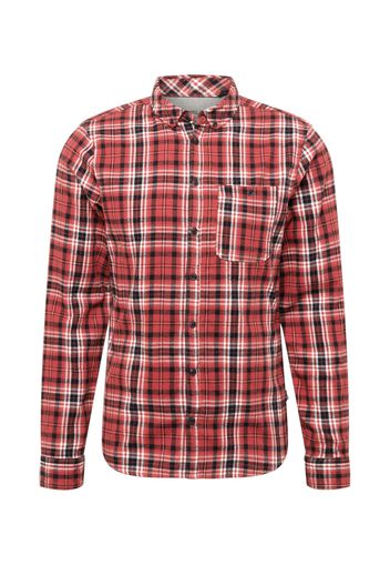 BLEND Camicia  rosso pastello / bianco / nero