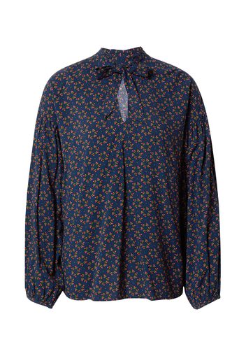 Blutsgeschwister Camicia da donna 'Folkloristic Fairy'  navy / rosa / verde chiaro