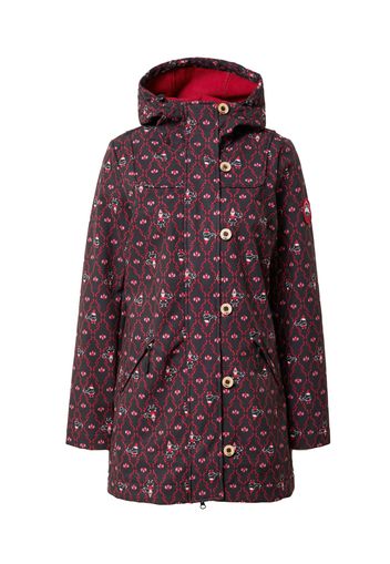 Blutsgeschwister Cappotto funzionale 'Wild Weather'  navy / rosa chiaro / rosso / bianco