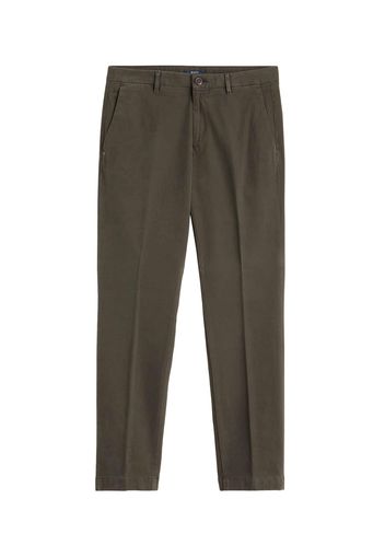 Boggi Milano Pantaloni con piega frontale  grigio scuro