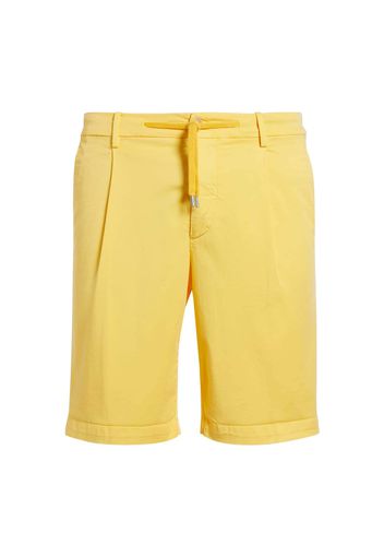 Boggi Milano Pantaloni con pieghe  giallo