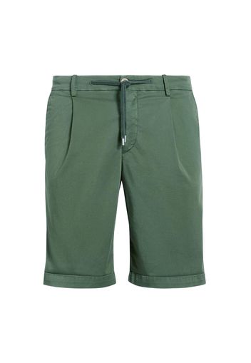 Boggi Milano Pantaloni con pieghe  verde