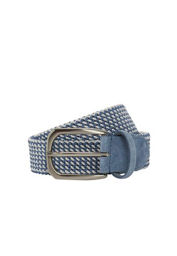 Boggi Milano Cintura 'Woven'  blu / grigio argento / bianco