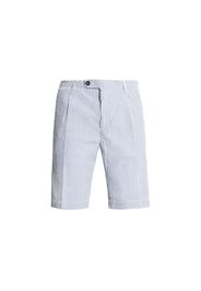 Boggi Milano Pantaloni con piega frontale  bianco / blu