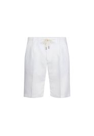 Boggi Milano Pantaloni con pieghe  bianco