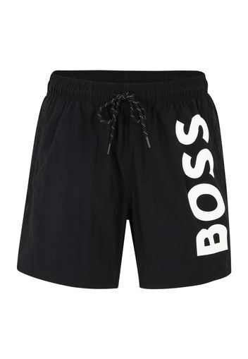 BOSS Black Pantaloncini da bagno  nero / bianco