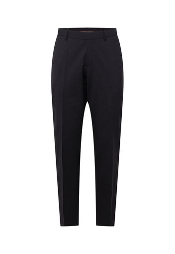 BOSS Black Pantaloni con piega frontale  nero