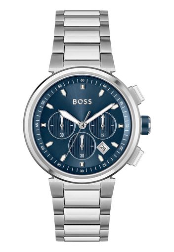 BOSS Black Orologio analogico  blu / argento