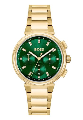 BOSS Black Orologio analogico  oro / verde