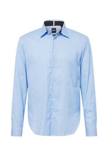 BOSS Black Camicia 'Liam'  blu chiaro / bianco