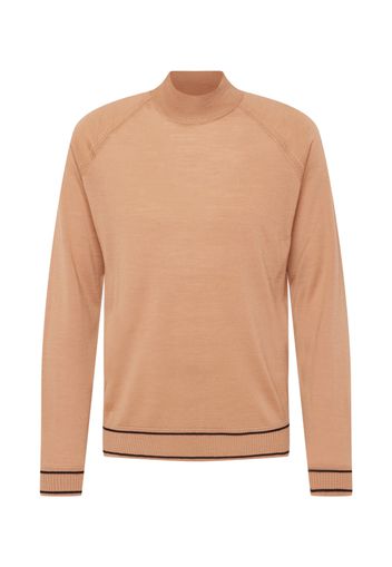 BOSS Black Pullover  beige scuro / nero