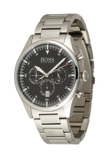 BOSS Black Orologio analogico 'Pioneer'  rosso pastello / nero / argento