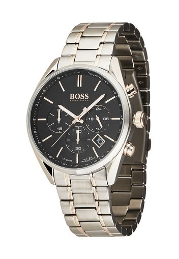 BOSS Black Orologio analogico 'CHAMPION'  oro rosé / nero / argento