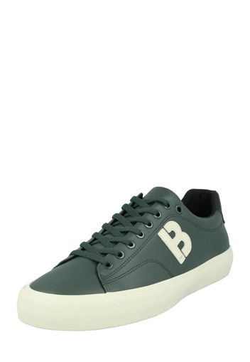 BOSS Black Sneaker bassa 'Aiden'  verde scuro / bianco