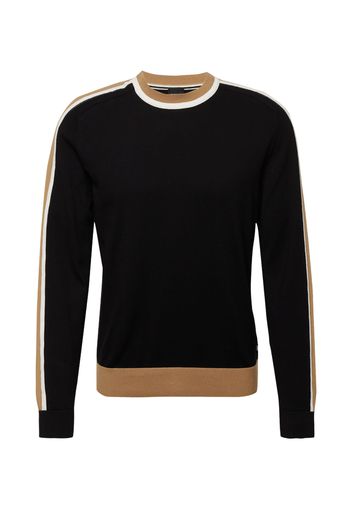 BOSS Black Pullover 'Gabbano'  marrone chiaro / nero / bianco