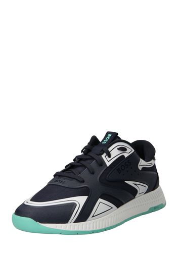 BOSS Black Sneaker bassa 'Titanium'  navy / turchese / bianco