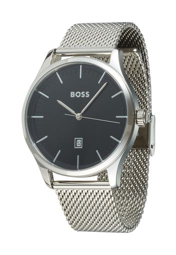 BOSS Black Orologio analogico  nero / argento