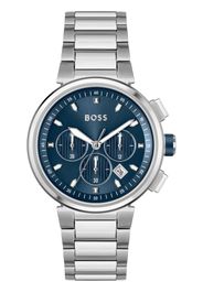 BOSS Black Orologio analogico  blu / argento