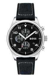 BOSS Black Orologio analogico  nero / bianco