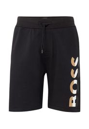 BOSS Black Pantaloni  marrone chiaro / nero / bianco