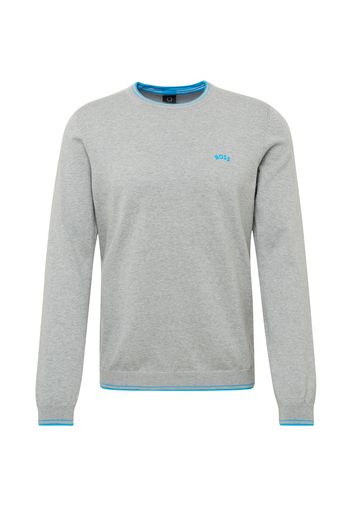 BOSS Green Pullover 'Ritom'  grigio / acqua