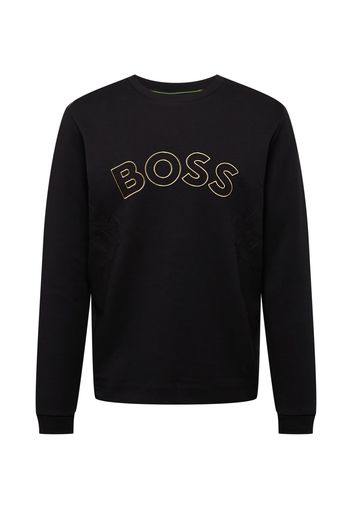 BOSS Green Felpa 'Salbo'  nero / oro