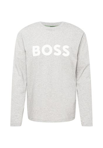 BOSS Green Maglietta 'Togn'  grigio chiaro / bianco