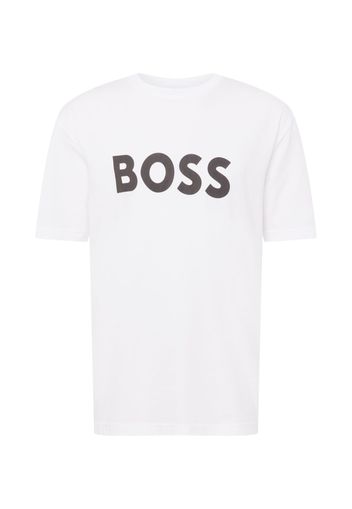 BOSS Green Maglietta  nero / bianco