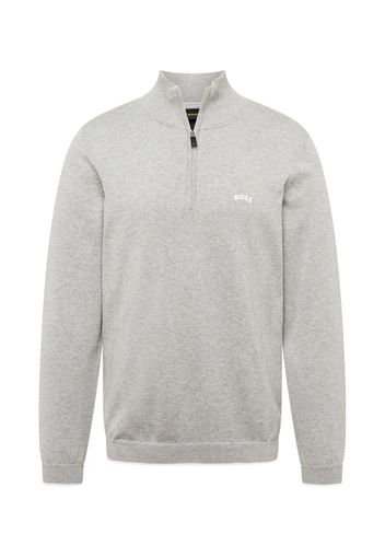 BOSS Green Pullover  grigio / bianco