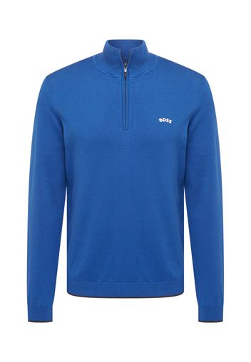 BOSS Green Pullover  marino / blu reale / bianco