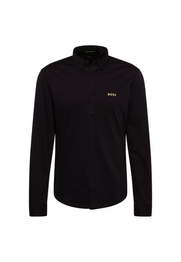 BOSS Green Camicia 'BIADO'  sabbia / nero