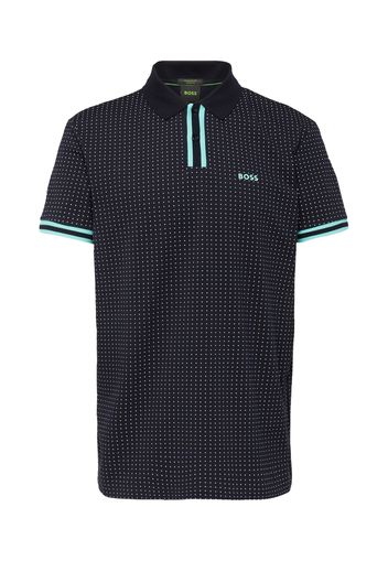 BOSS Green Maglietta 'Paddy'  navy / acqua / bianco